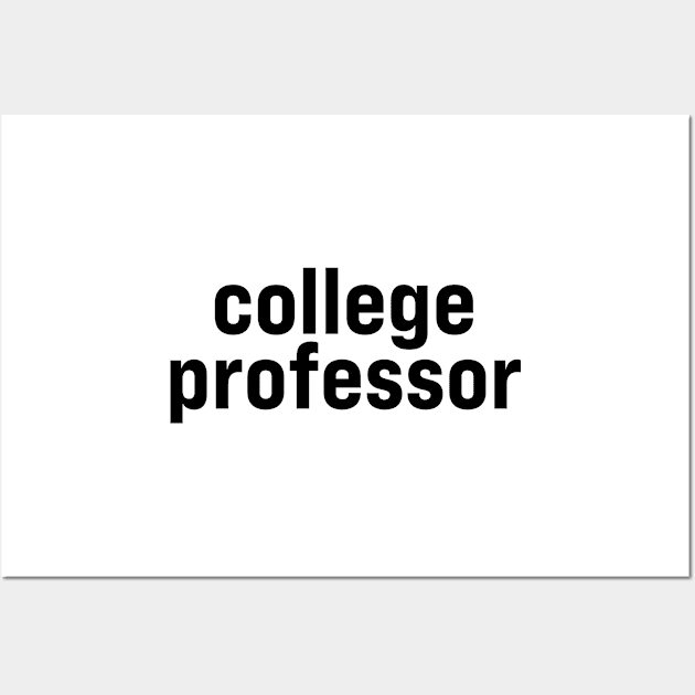 College Professor Wall Art by ElizAlahverdianDesigns